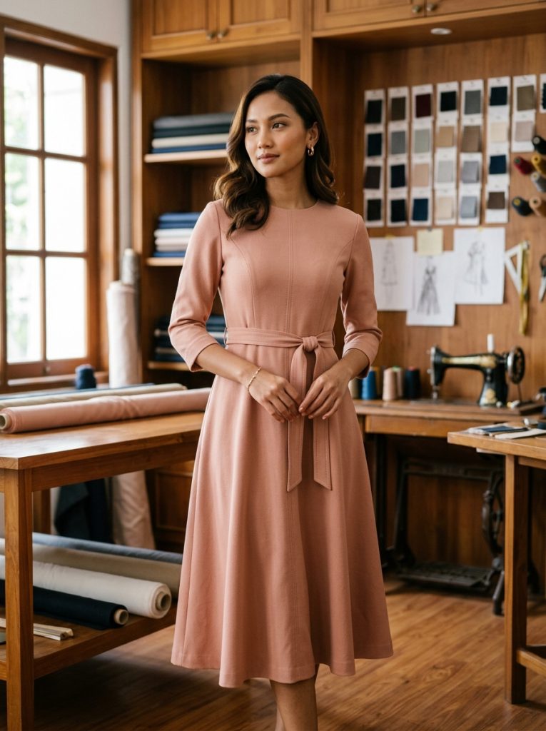 Casual Dress Pas Badan